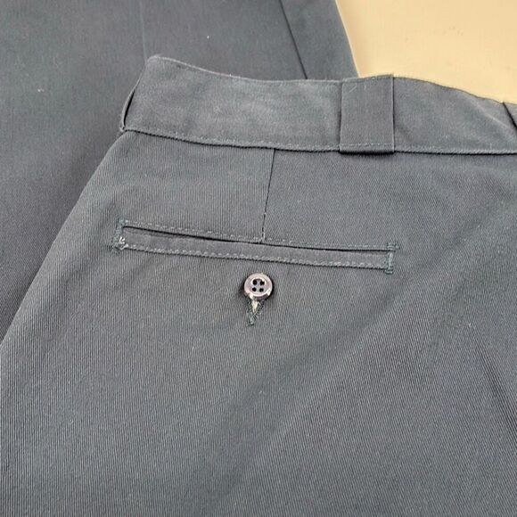 Dickies 874 Original Fit Work Polyester Cotton  Pants‎ Pockets 38/30 Blue - Picture 6 of 9